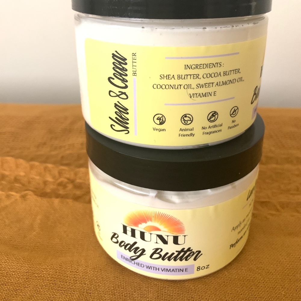 TWIN PACK 100%all natural body butter. No chemicals no fragrance. Love your skin